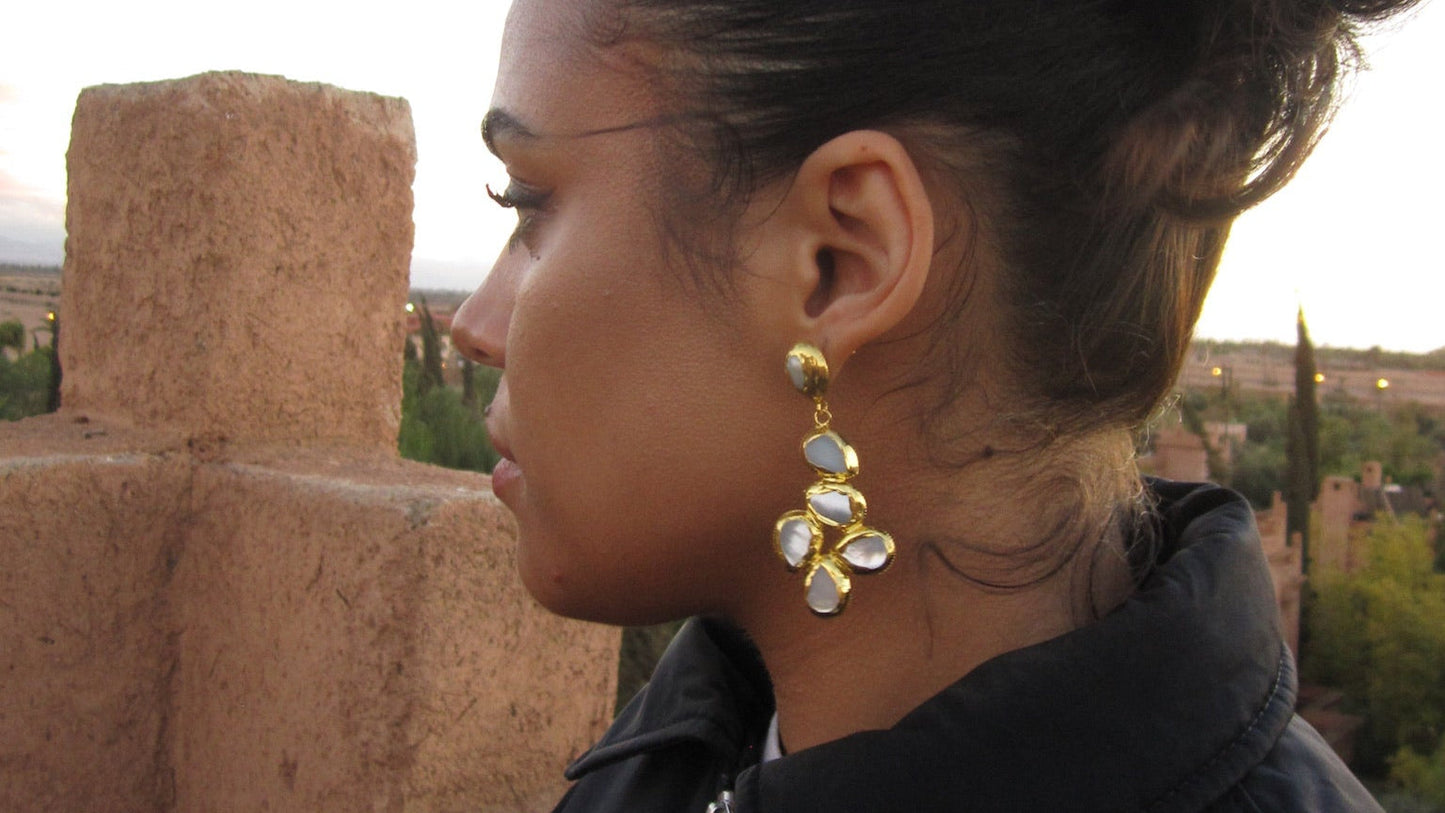 Sea drop earrings