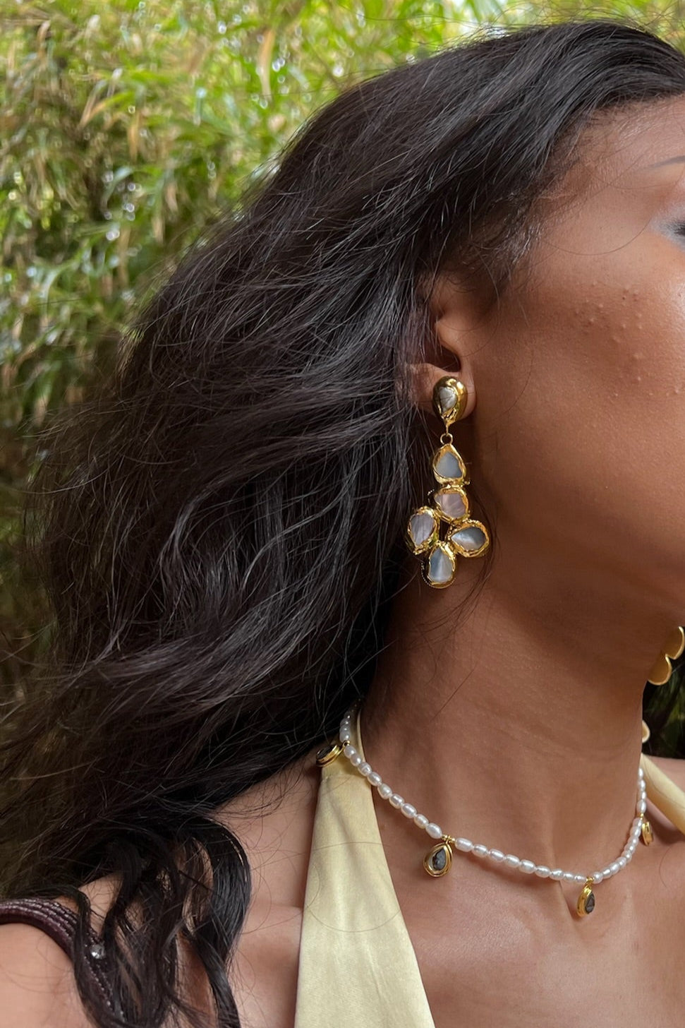 Sea drop earrings